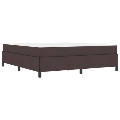 Letto a molle Marrone Scuro 180 x 200 cm Tessuto | homemem39