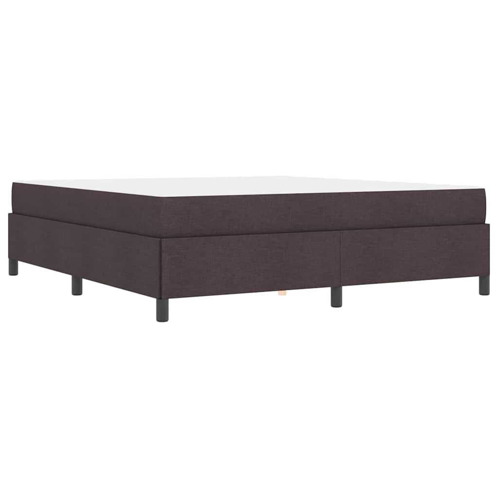 Letto a molle Marrone Scuro 180 x 200 cm Tessuto | homemem39