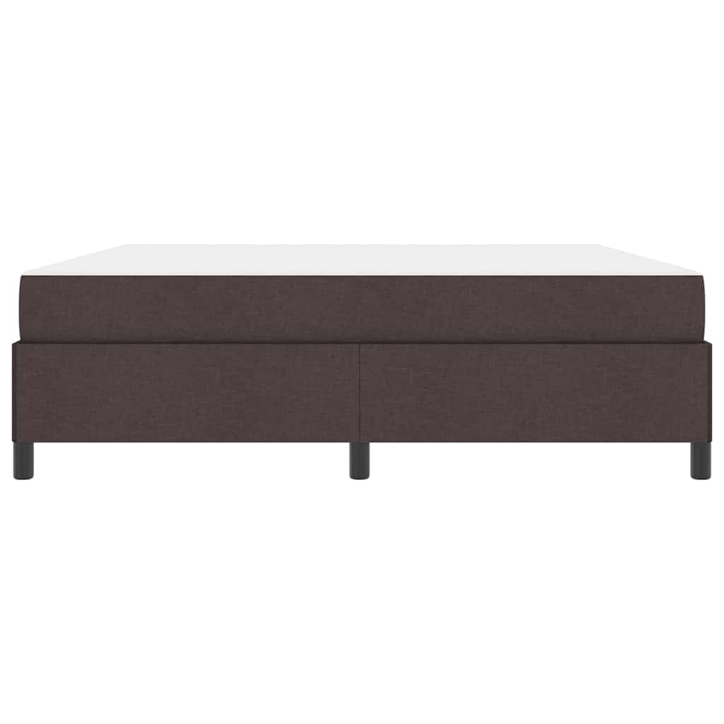 Letto a molle Marrone Scuro 180 x 200 cm Tessuto | homemem39