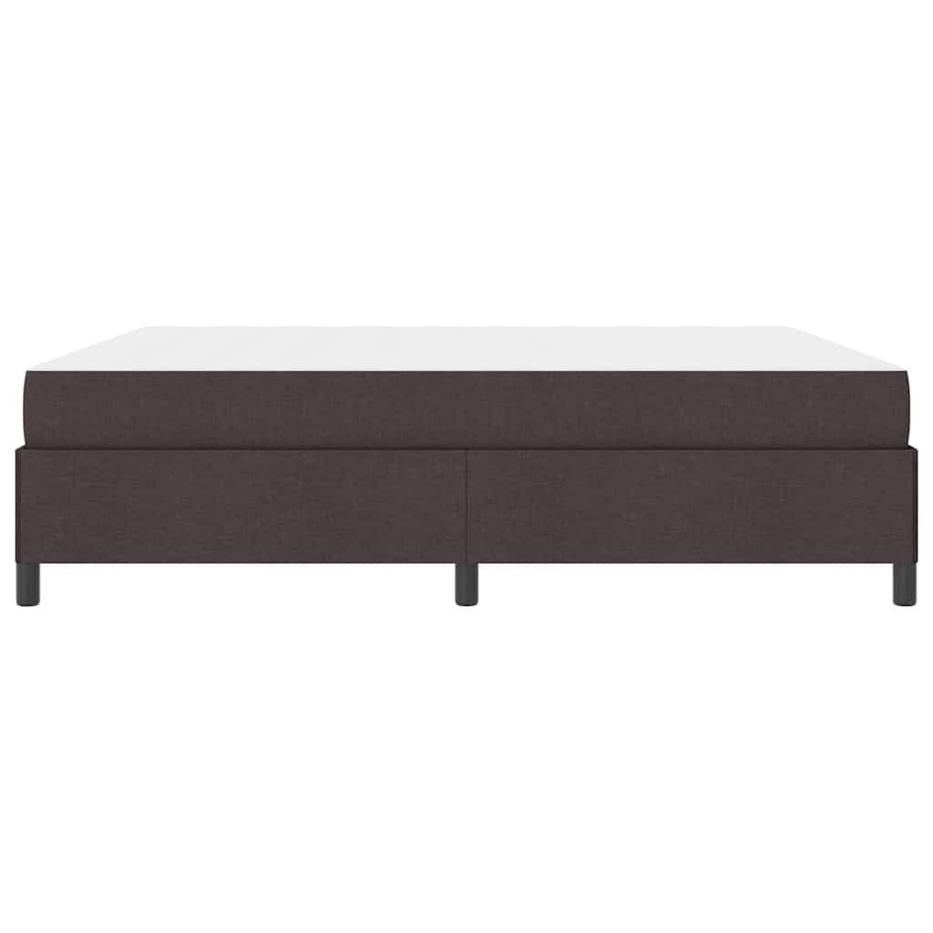 Letto a molle Marrone Scuro 180 x 200 cm Tessuto | homemem39