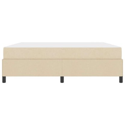 Letto a molle Crema 180 x 200 cm Tessuto