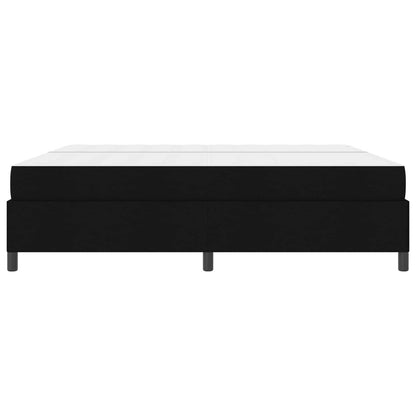 Letto a molle con materasso Nero 200 x 200 cm Tessuto | homemem39