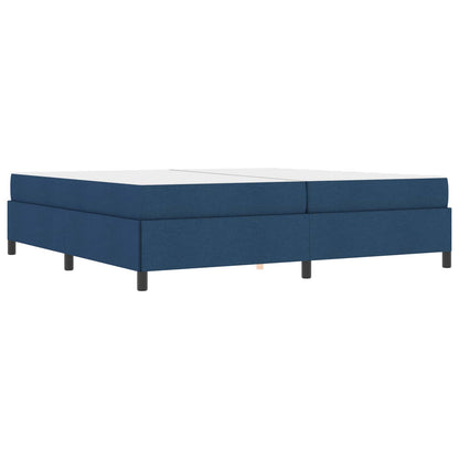 Letto a molle con materasso Blu 200 x 200 cm Tessuto | homemem39
