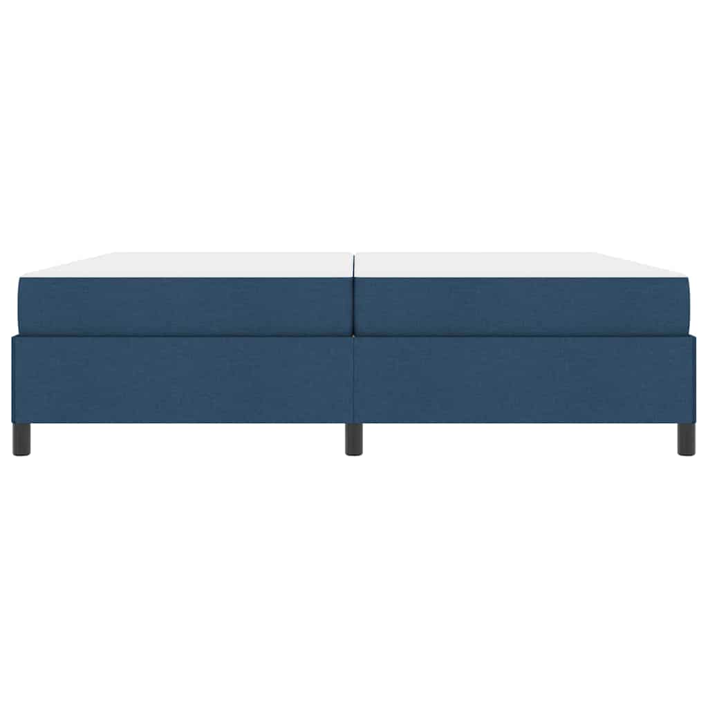 Letto a molle con materasso Blu 200 x 200 cm Tessuto | homemem39