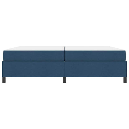 Letto a molle con materasso Blu 200 x 200 cm Tessuto | homemem39