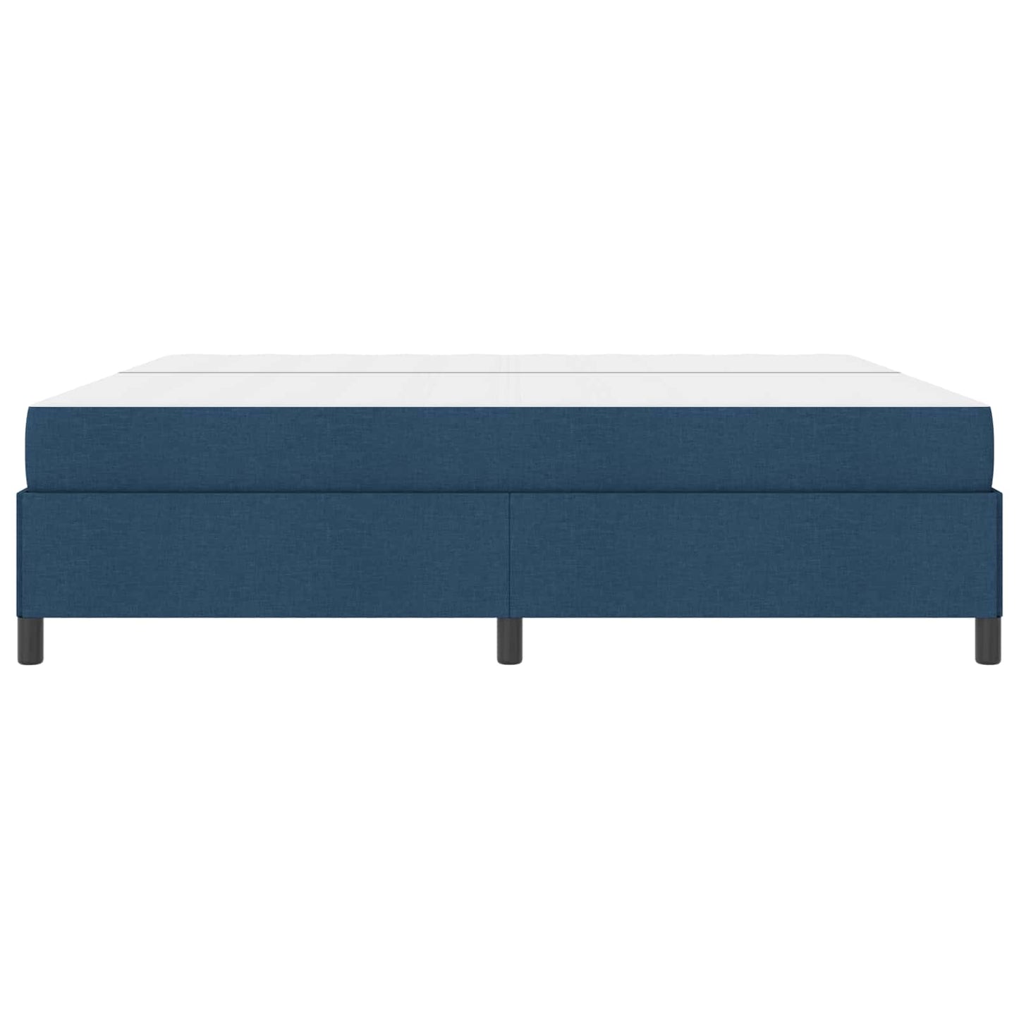 Letto a molle con materasso Blu 200 x 200 cm Tessuto | homemem39