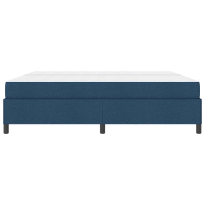 Letto a molle con materasso Blu 200 x 200 cm Tessuto | homemem39