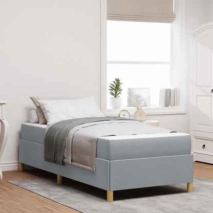 Struttura del letto Grigio chiaro 80 x 200 cm Tessuto | homemem39