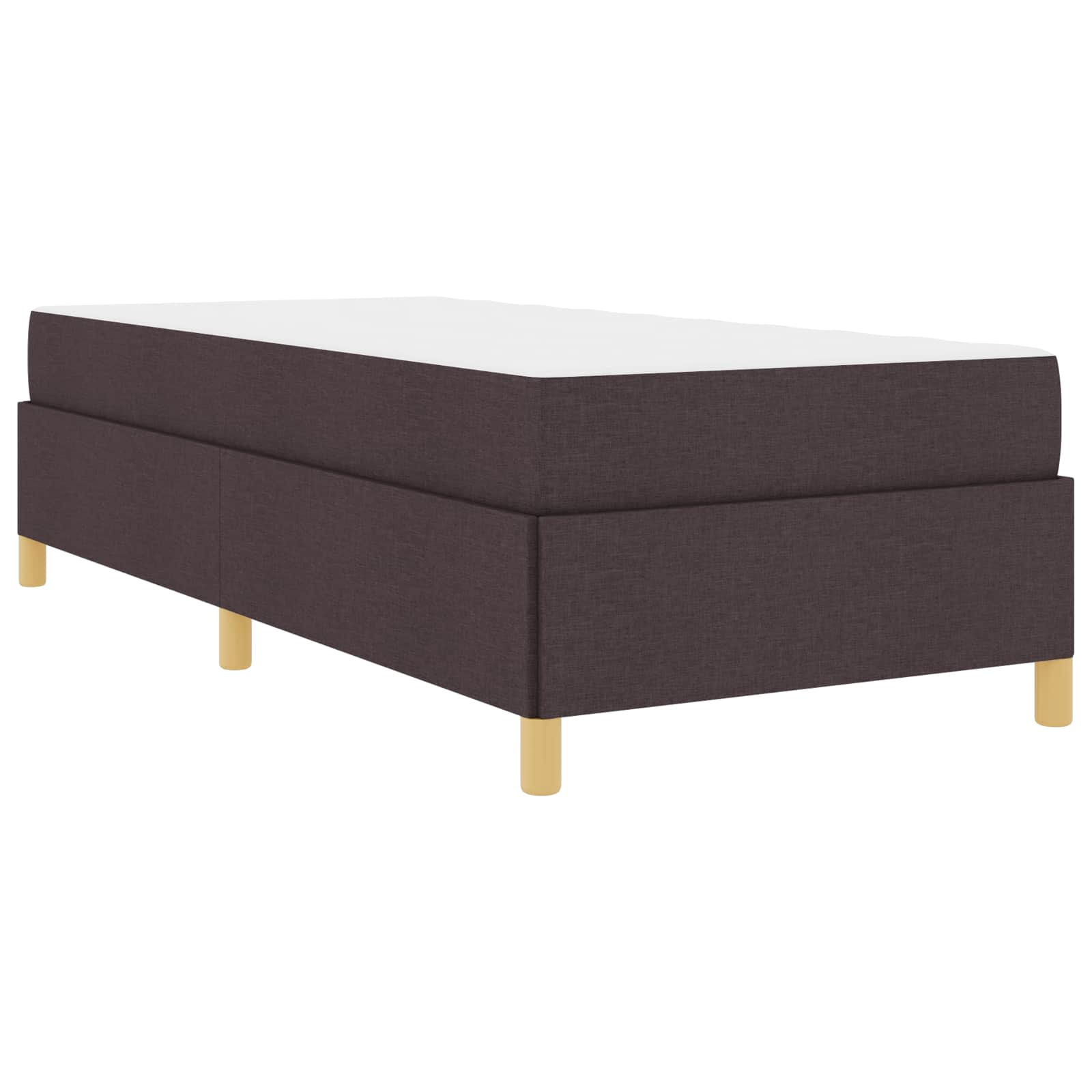 Struttura del letto Marrone Scuro 80 x 200 cm Tessuto | homemem39