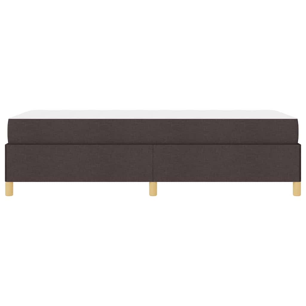 Struttura del letto Marrone Scuro 80 x 200 cm Tessuto | homemem39