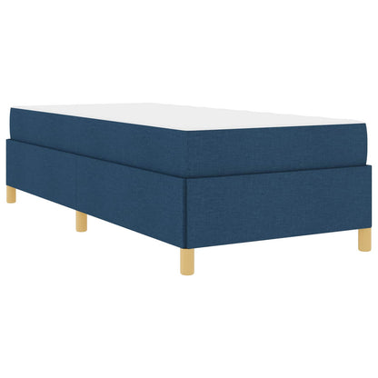 Struttura del letto con materasso Blu 80 x 200 cm Tessuto | homemem39