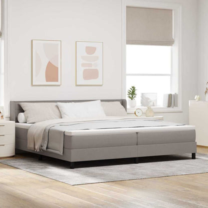 Letto a molle con testiera Talpa 200 x 200 cm Tessuto | homemem39