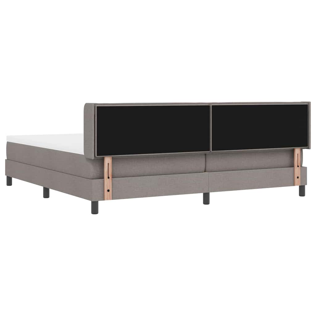 Letto a molle con testiera Talpa 200 x 200 cm Tessuto | homemem39