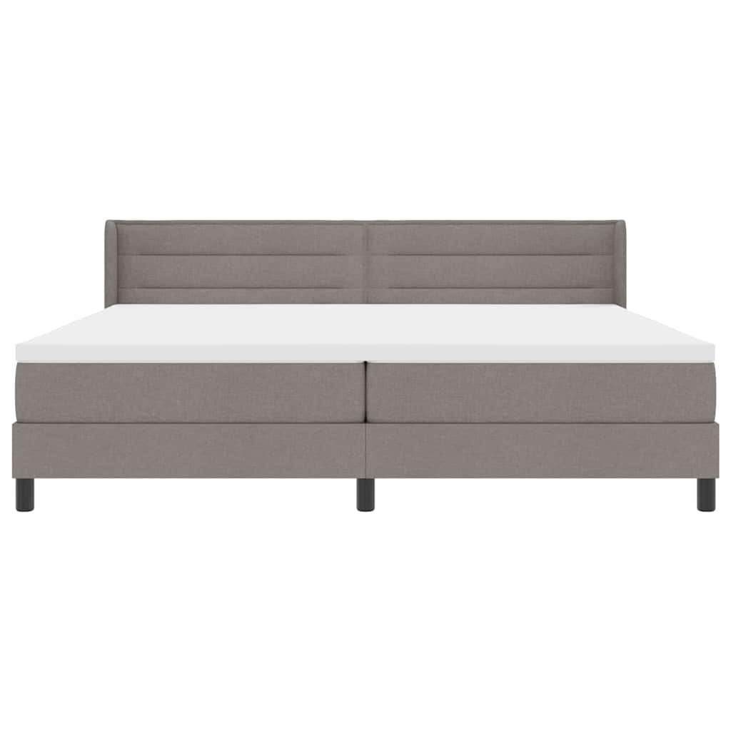 Letto a molle con testiera Talpa 200 x 200 cm Tessuto | homemem39