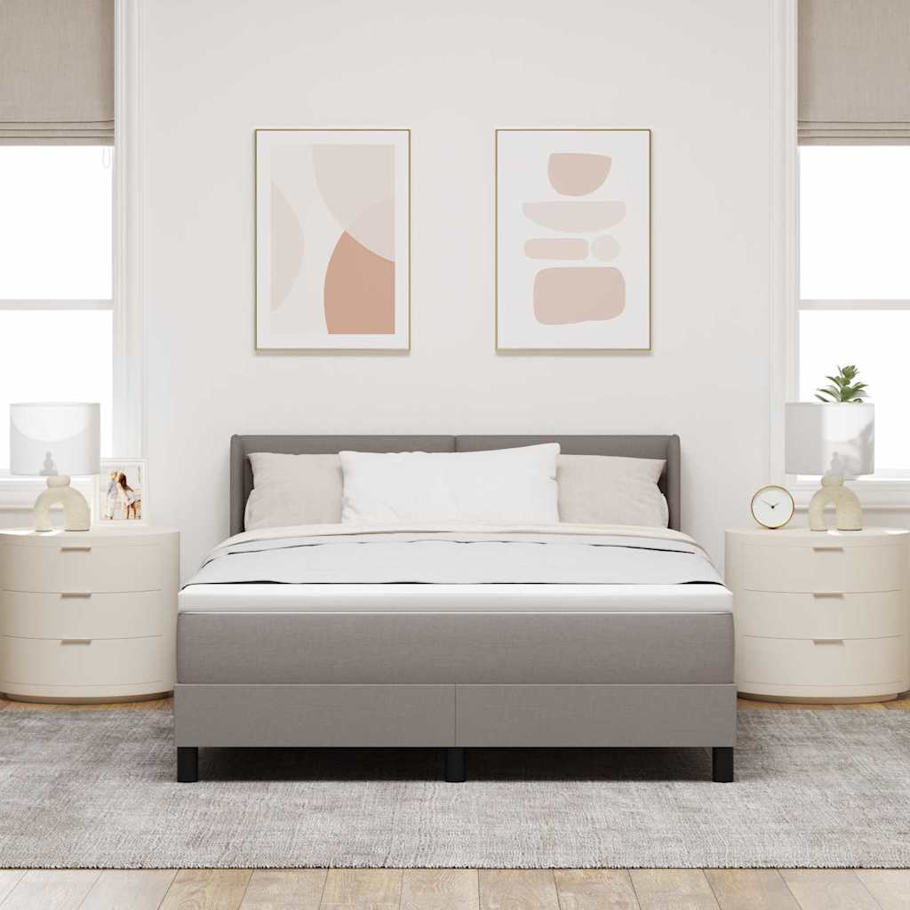 Letto a molle con testiera Talpa 190 x 140 cm Tessuto | homemem39