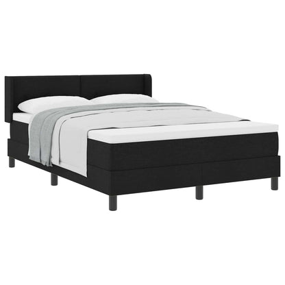 Letto a molle con testiera Nero 200 x 160 cm Tessuto | homemem39