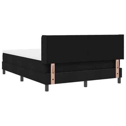 Letto a molle con testiera Nero 200 x 160 cm Tessuto | homemem39