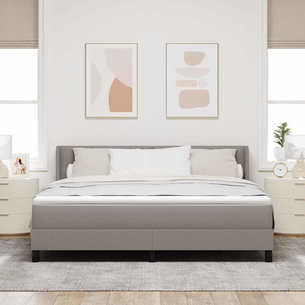 Letto a molle con testiera Talpa 200 x 180 cm Tessuto | homemem39