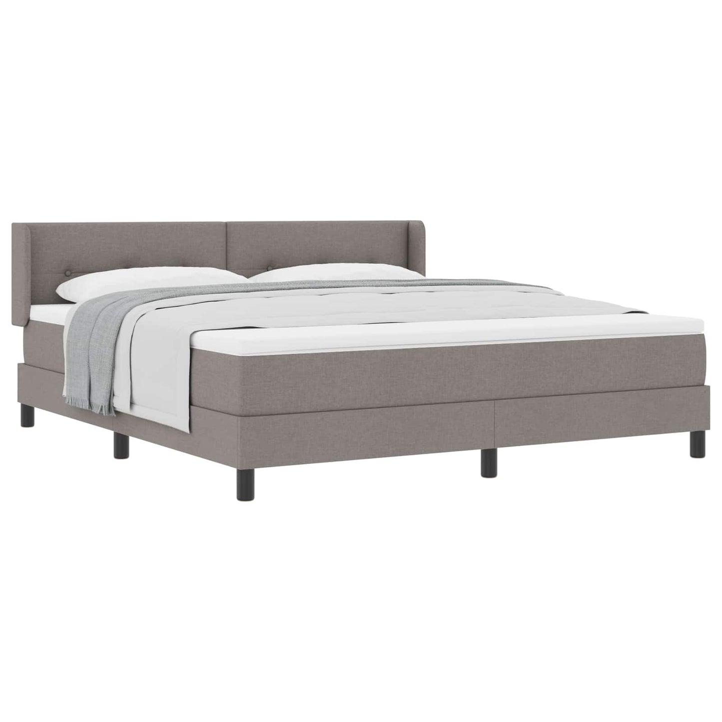 Letto a molle con testiera Talpa 200 x 180 cm Tessuto | homemem39