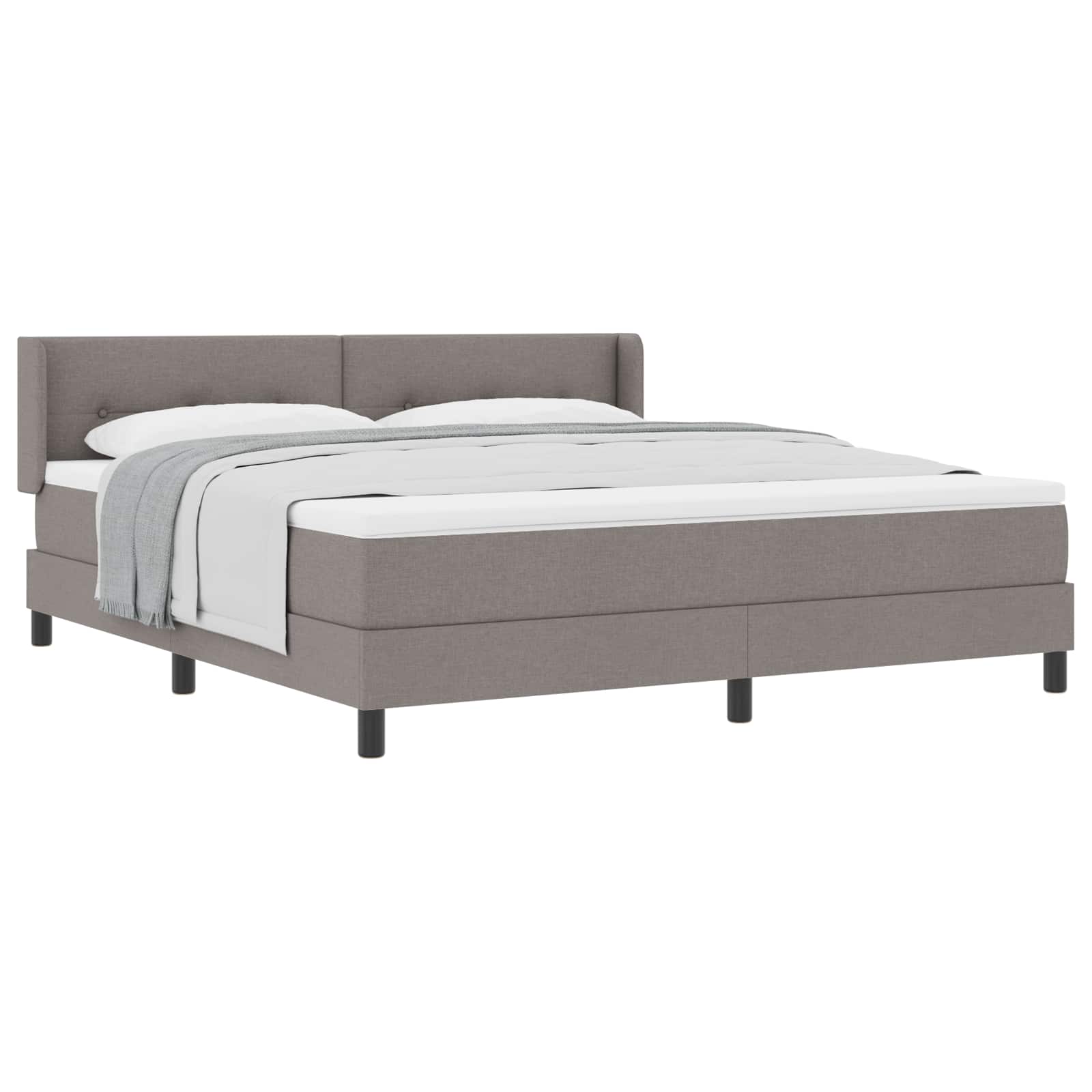 Letto a molle con testiera Talpa 200 x 180 cm Tessuto | homemem39