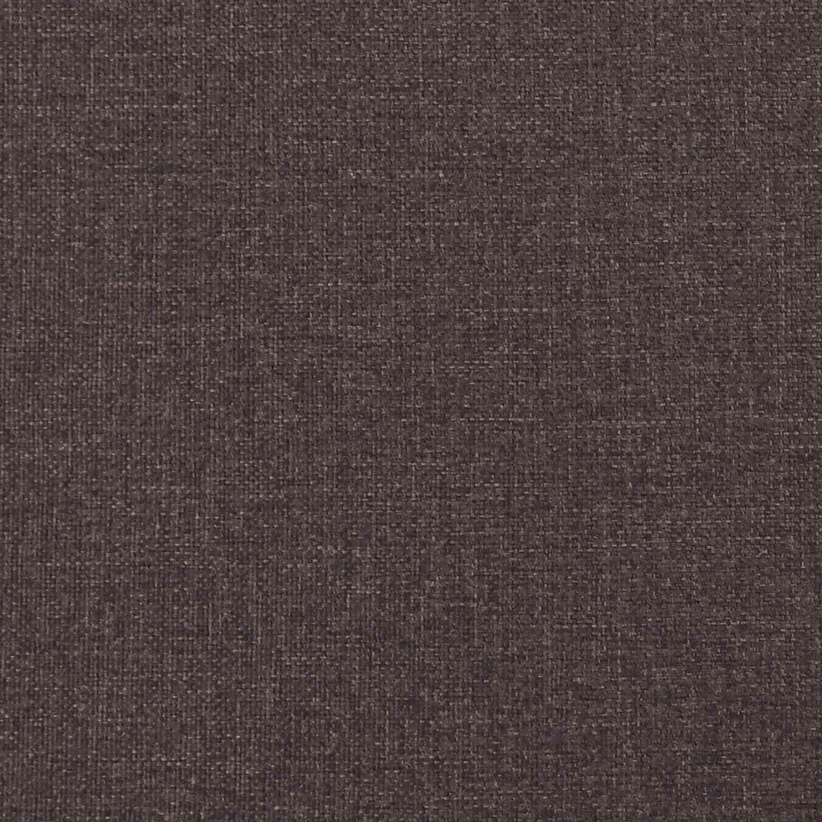 Letto a molle con testiera Marrone Scuro 200 x 200 cm Tessuto | homemem39