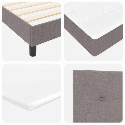 Letto a molle con testiera Talpa 200 x 200 cm Tessuto | homemem39