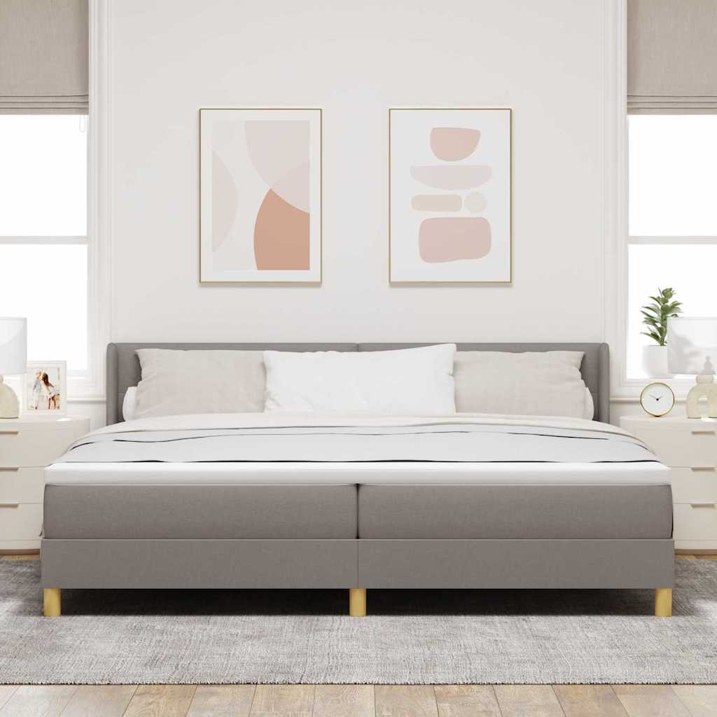 Letto a molle con testiera Talpa 200 x 200 cm Tessuto | homemem39