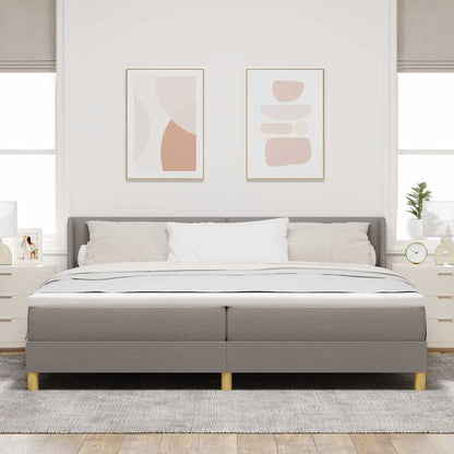 Letto a molle con testiera Talpa 200 x 200 cm Tessuto | homemem39