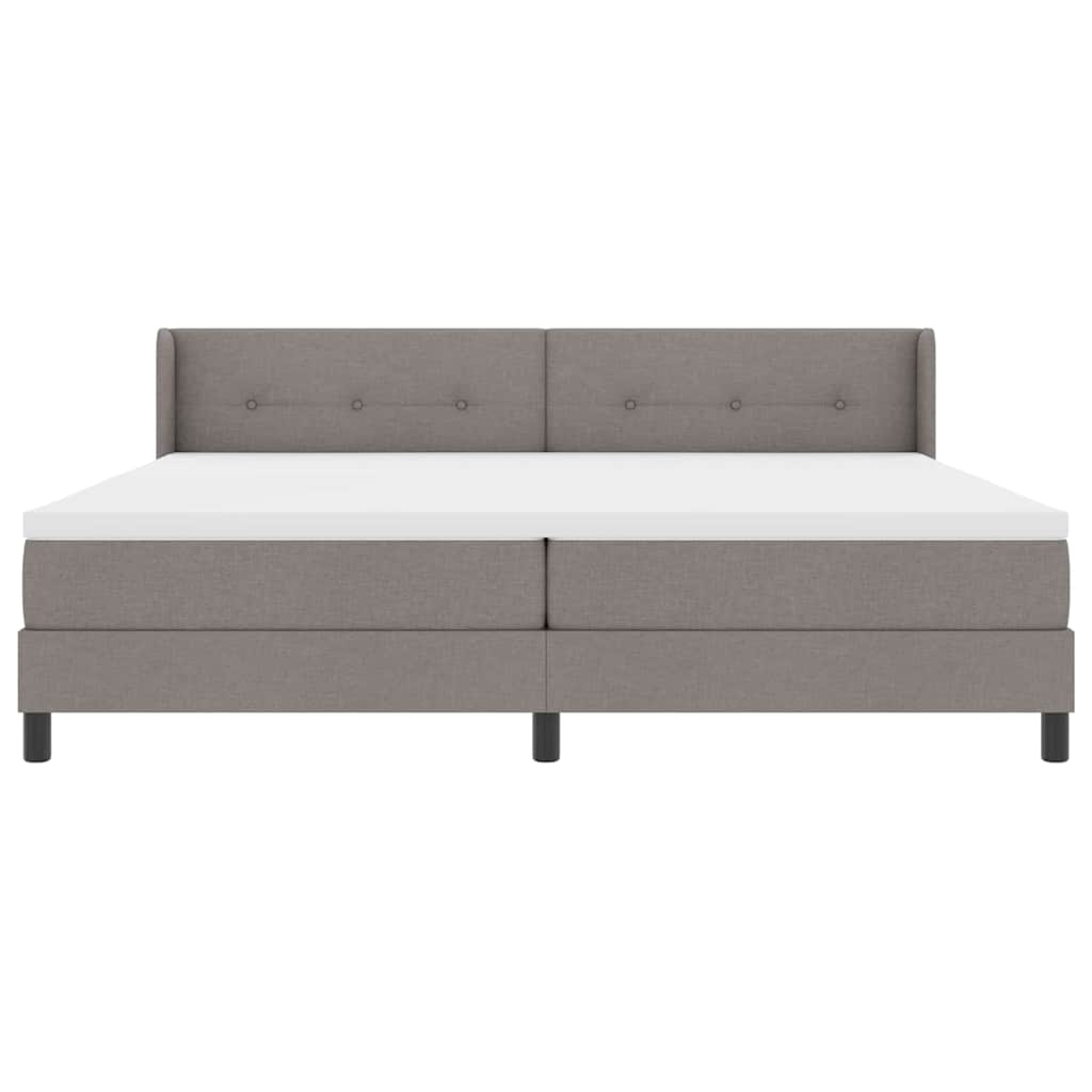 Letto a molle con testiera Talpa 200 x 200 cm Tessuto | homemem39
