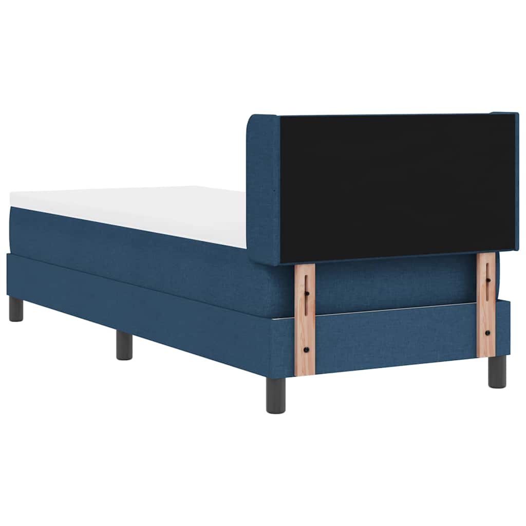 Letto a molle con testiera Blu 200 x 80 cm Tessuto | homemem39