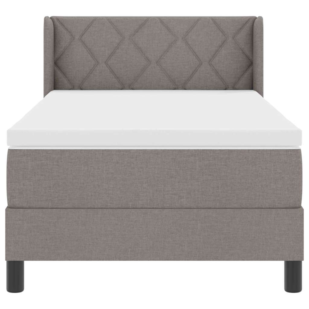 Letto a molle con testiera Talpa 200 x 100 cm Tessuto | homemem39
