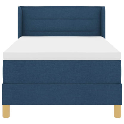 Letto a molle con materasso Blu 200 x 100 cm Tessuto | homemem39