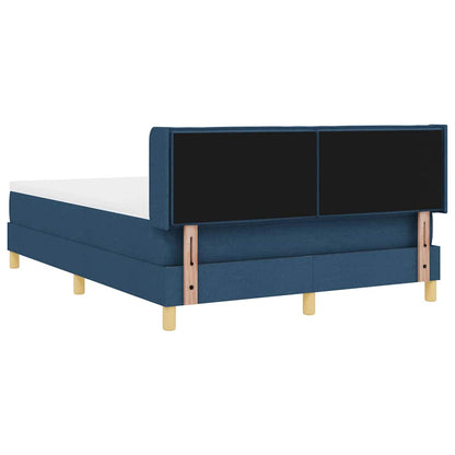 Letto a molle con materasso Blu 190 x 140 cm Tessuto | homemem39