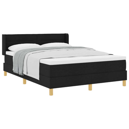 Letto a molle con materasso Nero 200 x 160 cm Tessuto | homemem39