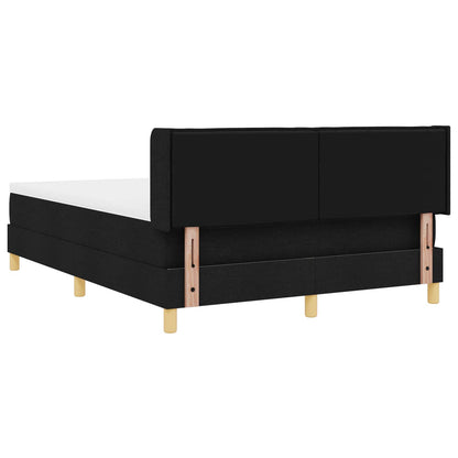 Letto a molle con materasso Nero 200 x 160 cm Tessuto | homemem39