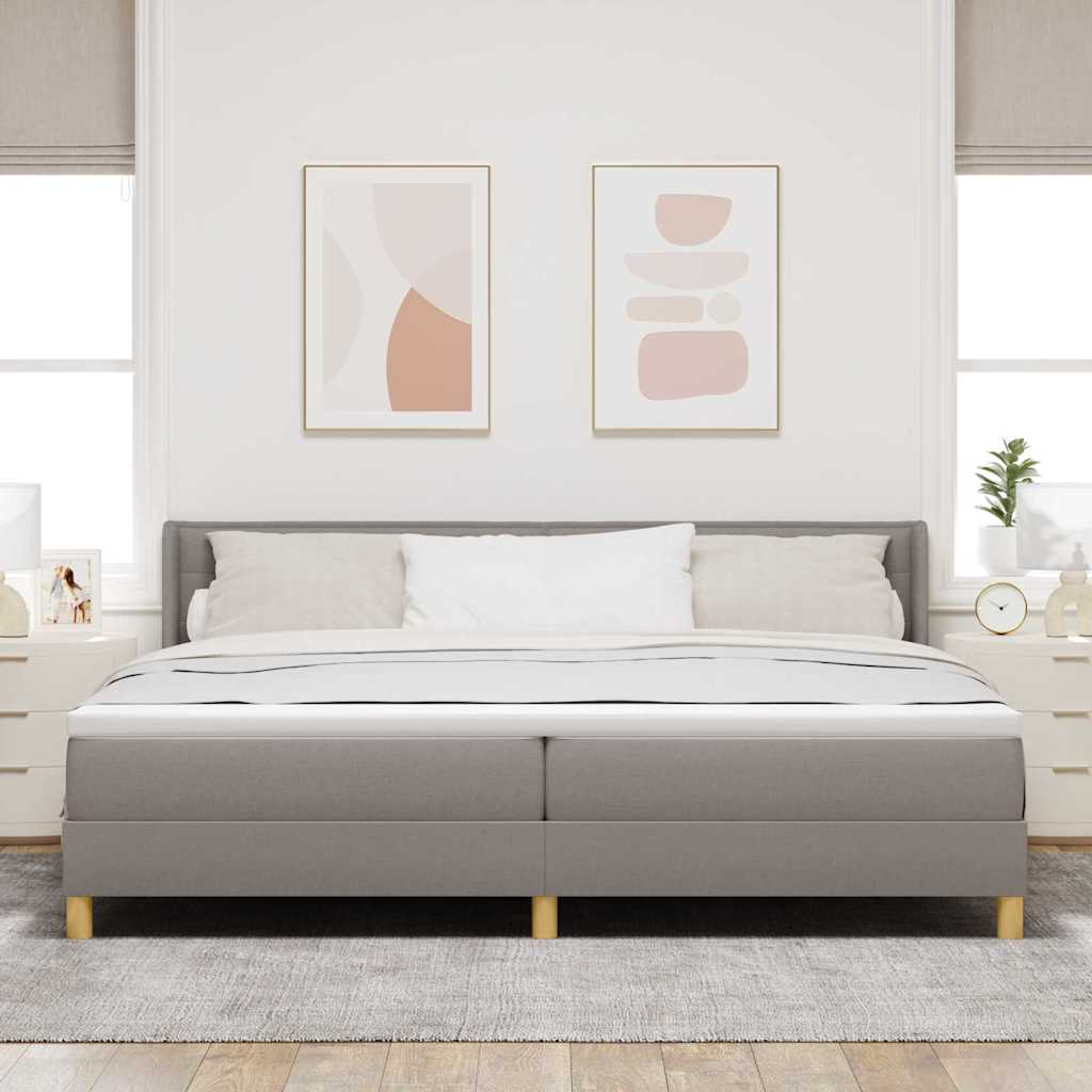 Letto a molle con materasso Talpa 200 x 200 cm Tessuto