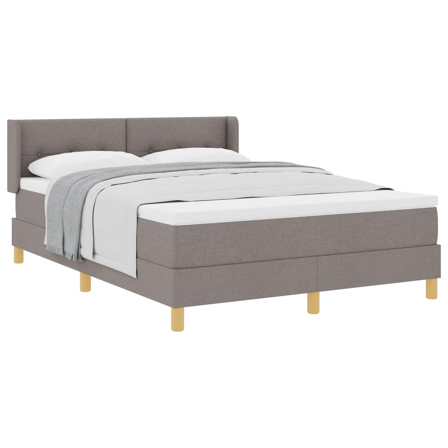 Letto a molle con testiera Talpa 200 x 140 cm Tessuto | homemem39