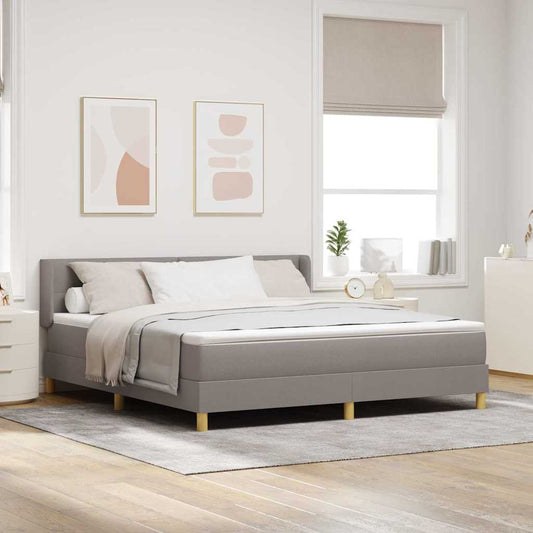 Letto a molle con testiera Talpa 200 x 180 cm Tessuto | homemem39