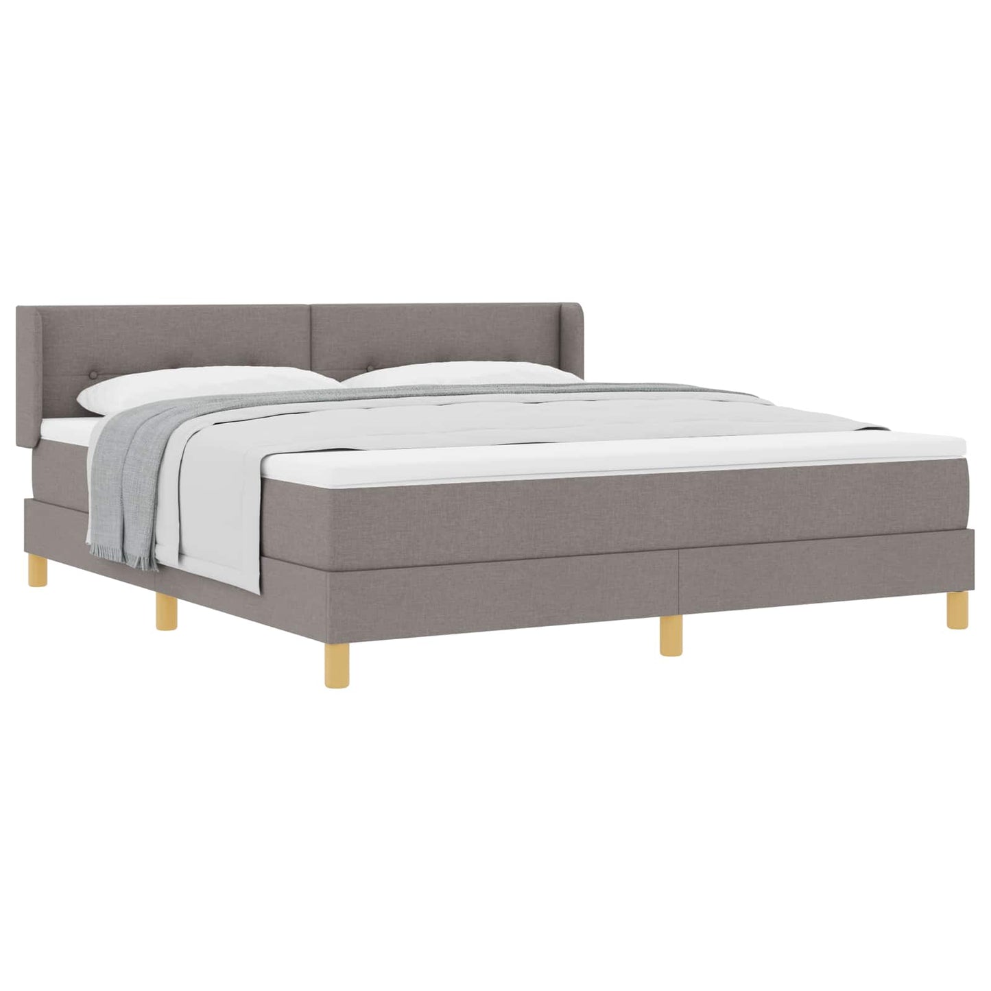 Letto a molle con testiera Talpa 200 x 180 cm Tessuto | homemem39
