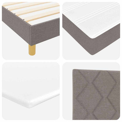 Letto a molle con cuscino Talpa 200 x 200 cm Tessuto | homemem39