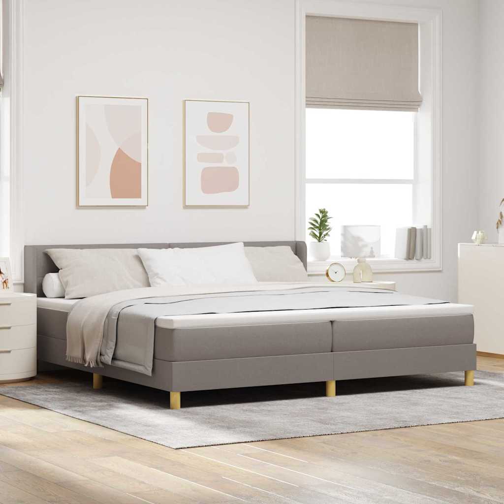 Letto a molle con cuscino Talpa 200 x 200 cm Tessuto