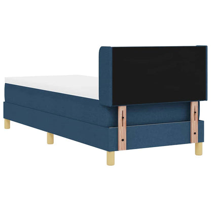 <strong>Letto a Molle< / strong> Blu 80 x 200 cm Tessuto