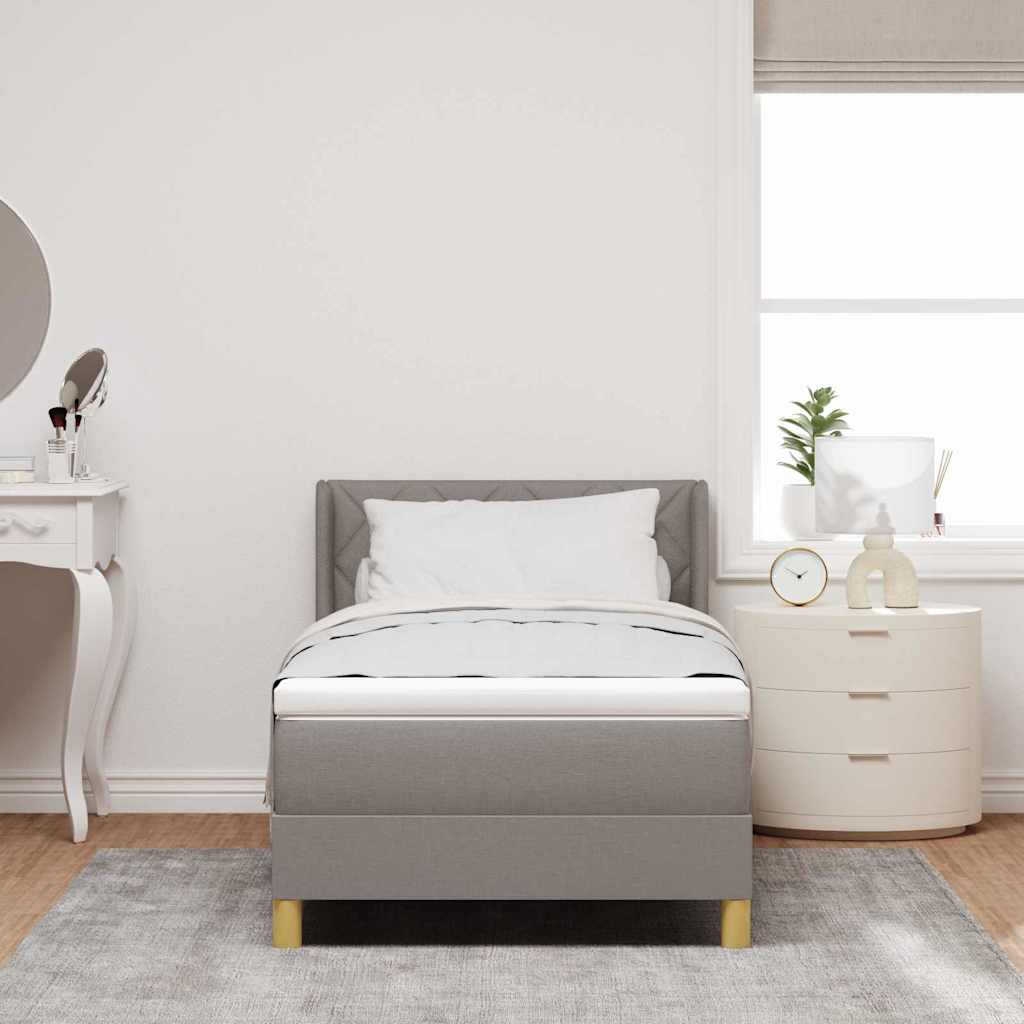 Letto a molle con testiera Talpa 200 x 100 cm Tessuto | homemem39