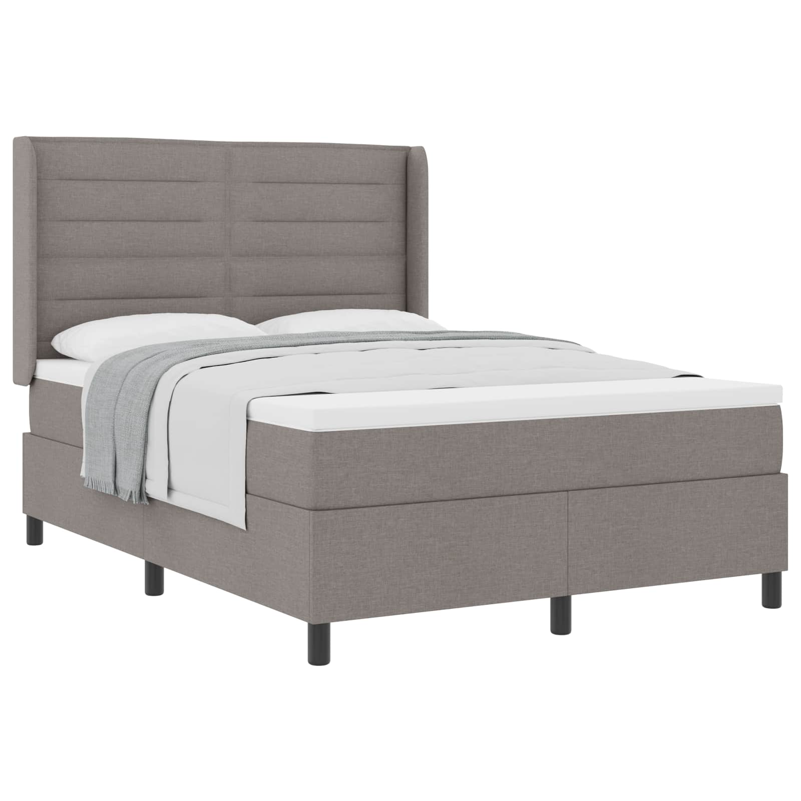 Letto a molle con materasso Talpa 190 x 140 cm Tessuto | homemem39