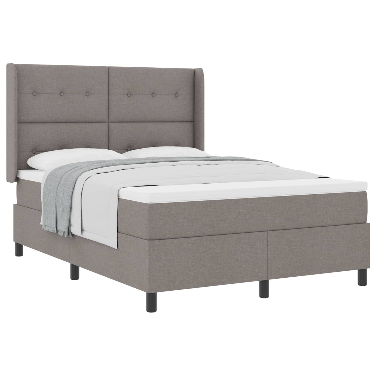 Letto a molle con cuscino Talpa 190 x 140 cm Tessuto | homemem39