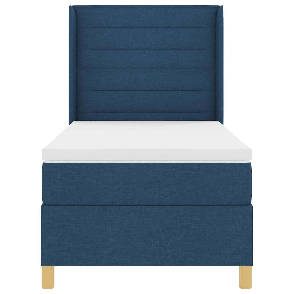 Letto a molle con materasso Blu 80 x 200 cm Tessuto | homemem39