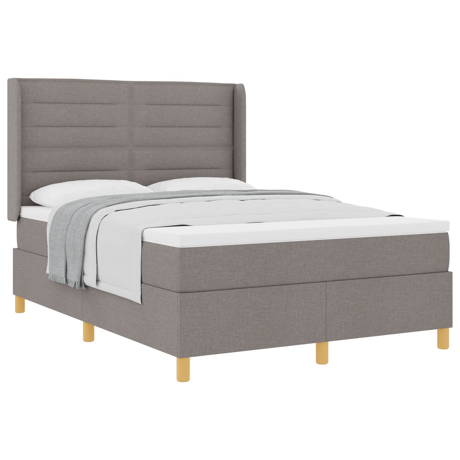 Letto a molle con materasso Talpa 140 x 200 cm Tessuto | homemem39
