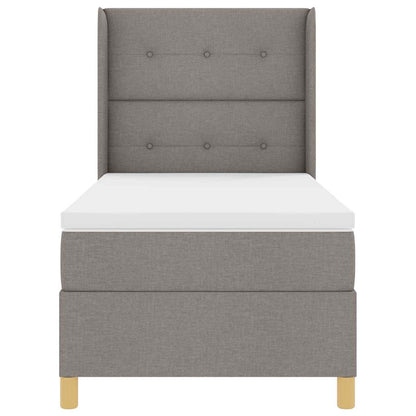 Letto a molle con testiera Talpa 90 x 190 cm Tessuto | homemem39