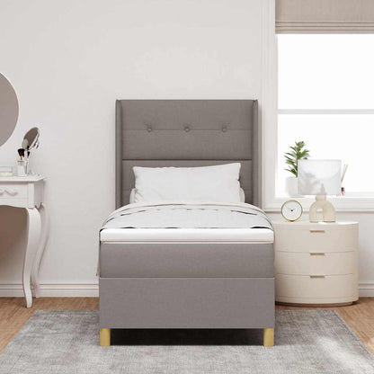 Letto a molle con testiera Talpa 100 x 200 cm Tessuto | homemem39