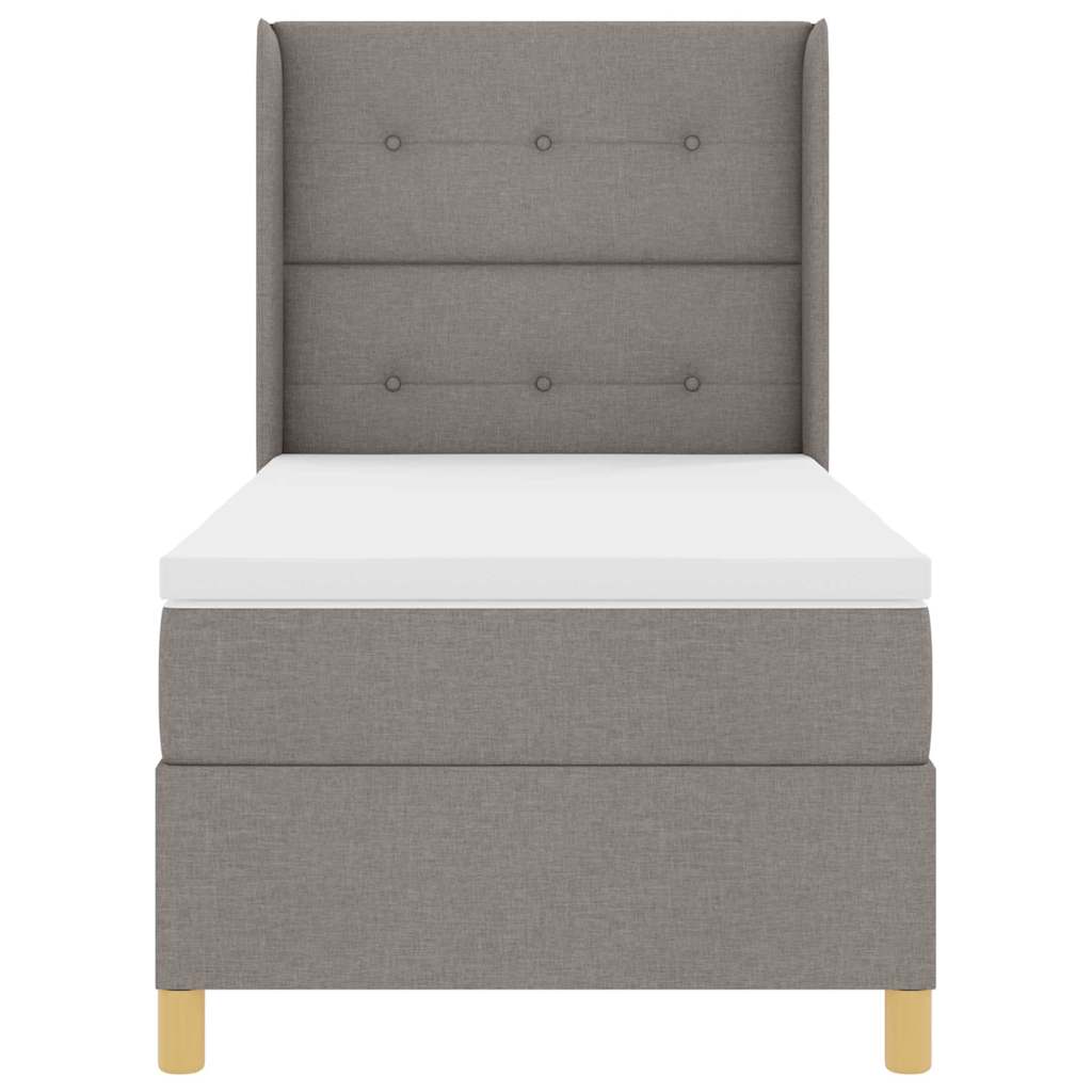 Letto a molle con testiera Talpa 100 x 200 cm Tessuto | homemem39